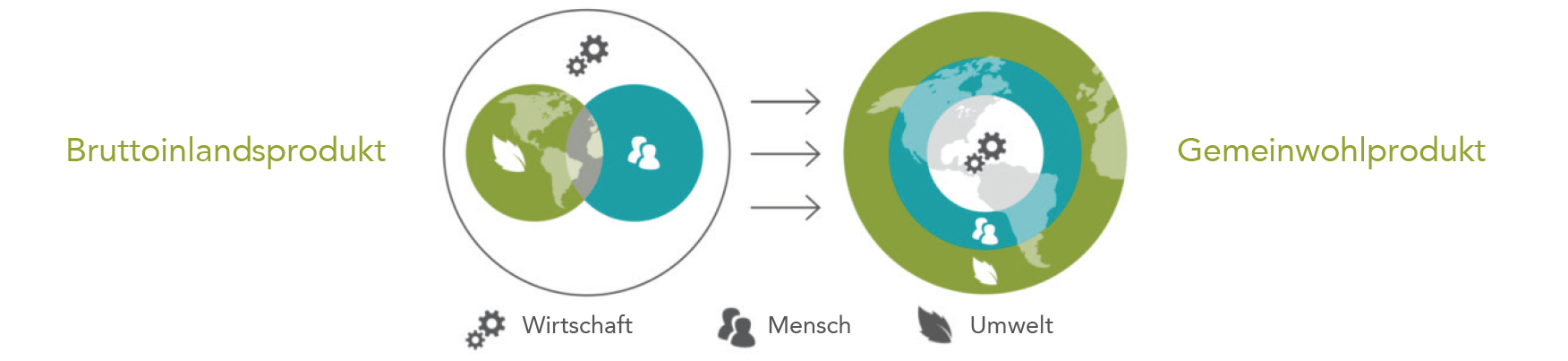 Gemeinwohlprodukt-Grafik
