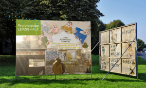 GWOE_Header_Plakatwand_Collage Header Regionalgruppe Leipzig-Halle
